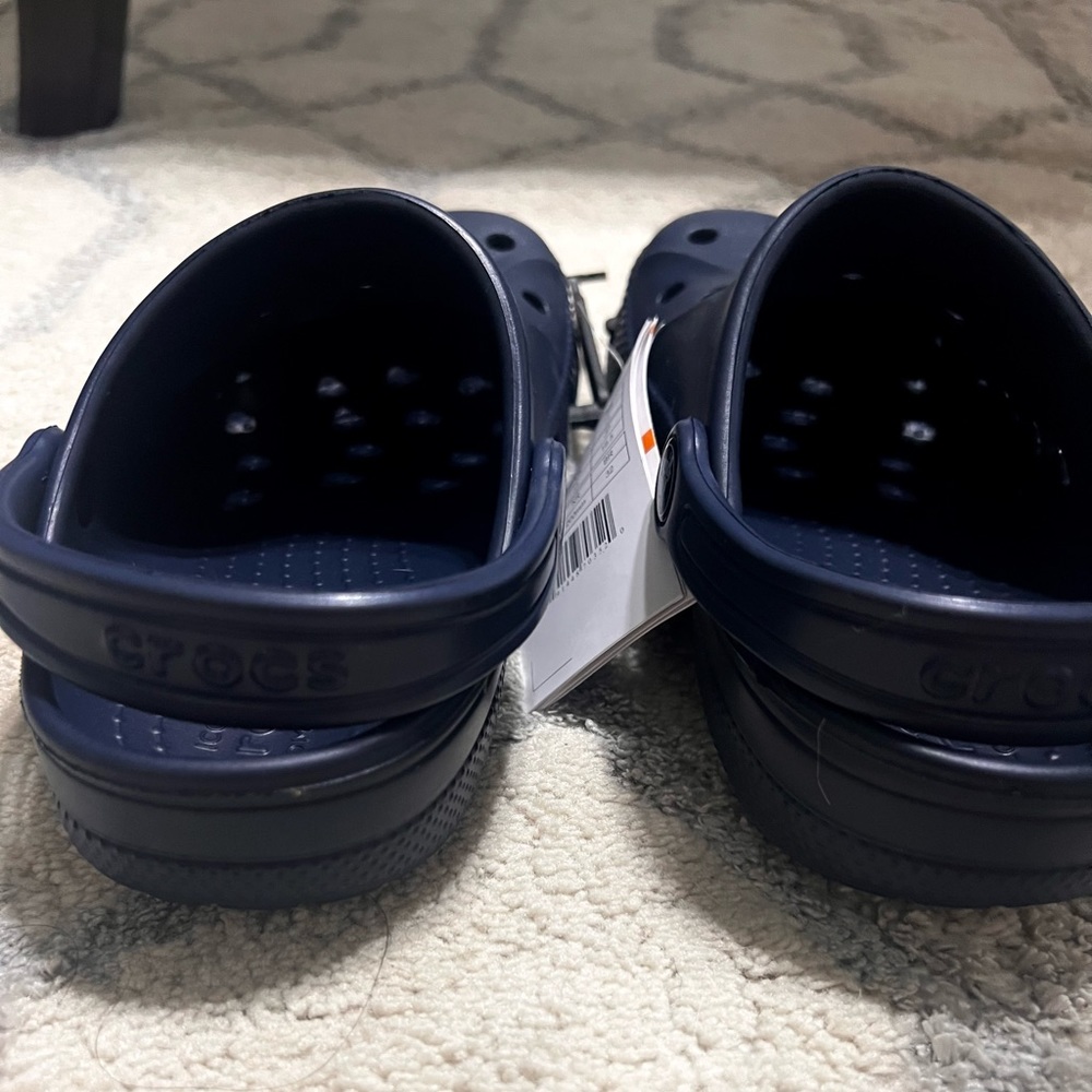 Little Kids Navy Blue NWT Crocs Size 1